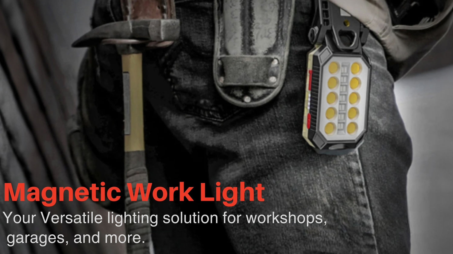 Illuminate Your Work with the Revolutionary Magnetic Work Light